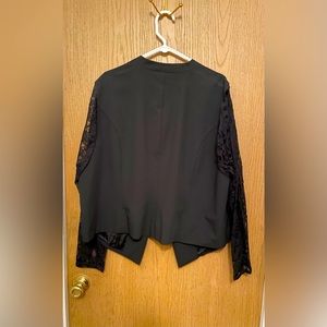 Black Blazer with lace sleeves
